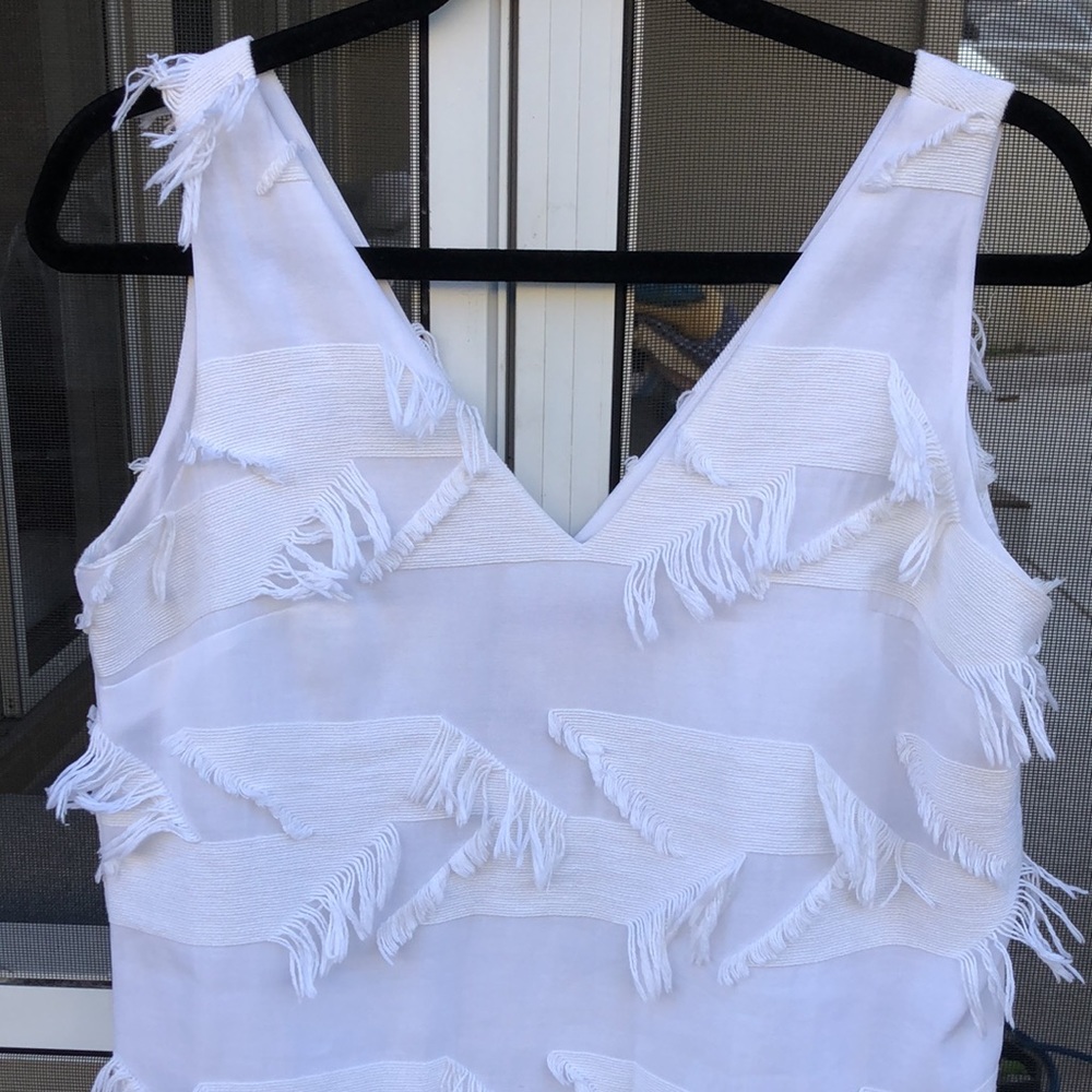 NWOT! - ANTHROPOLOGIE / MAEVE ‘Fringework’ Shift Dress - Picture 4 of 7